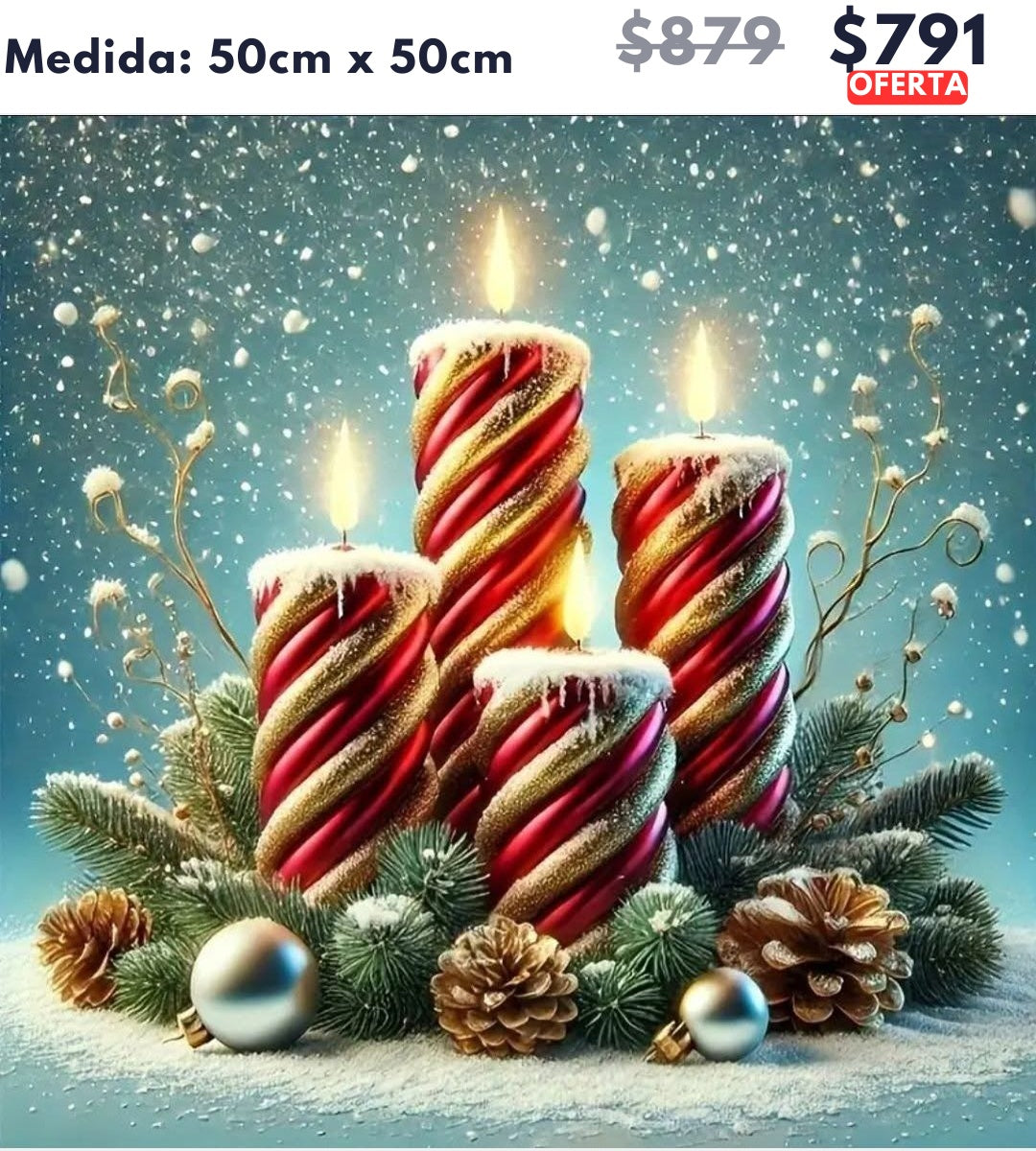 velas 50 x 50 | Aparta con $100 / Resta $691