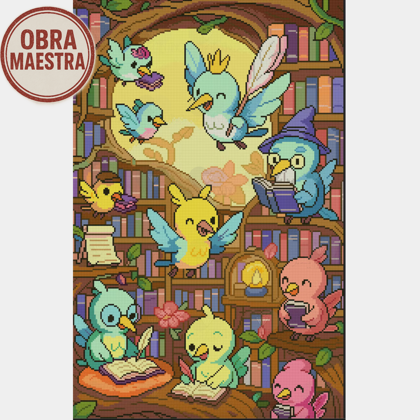 Colibrís Bibliotecarios | 45 x 70 cm