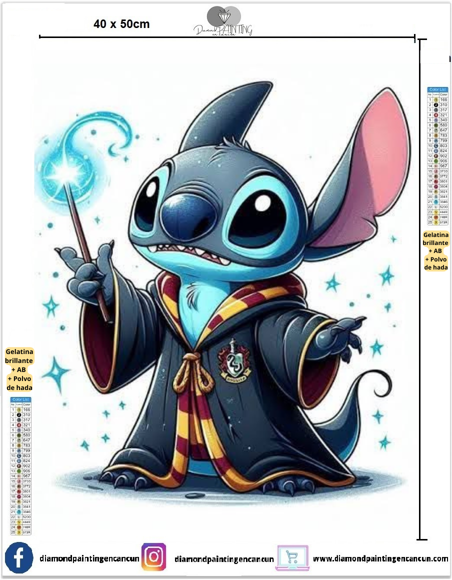 Stitch Harry 40 x 50