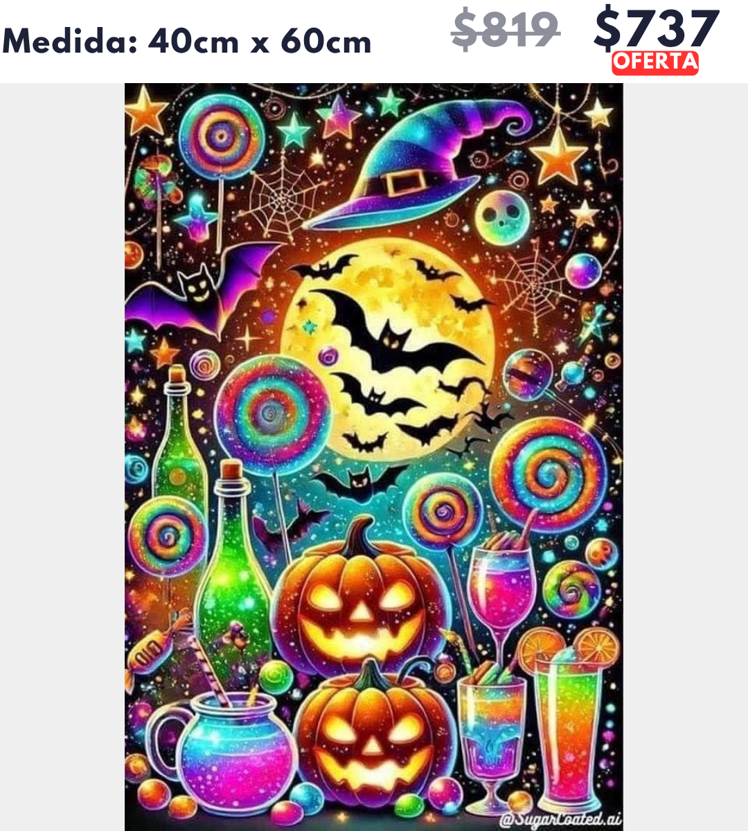 decoraciones halloween 40 x 60 | Aparta con $100 / Resta $637