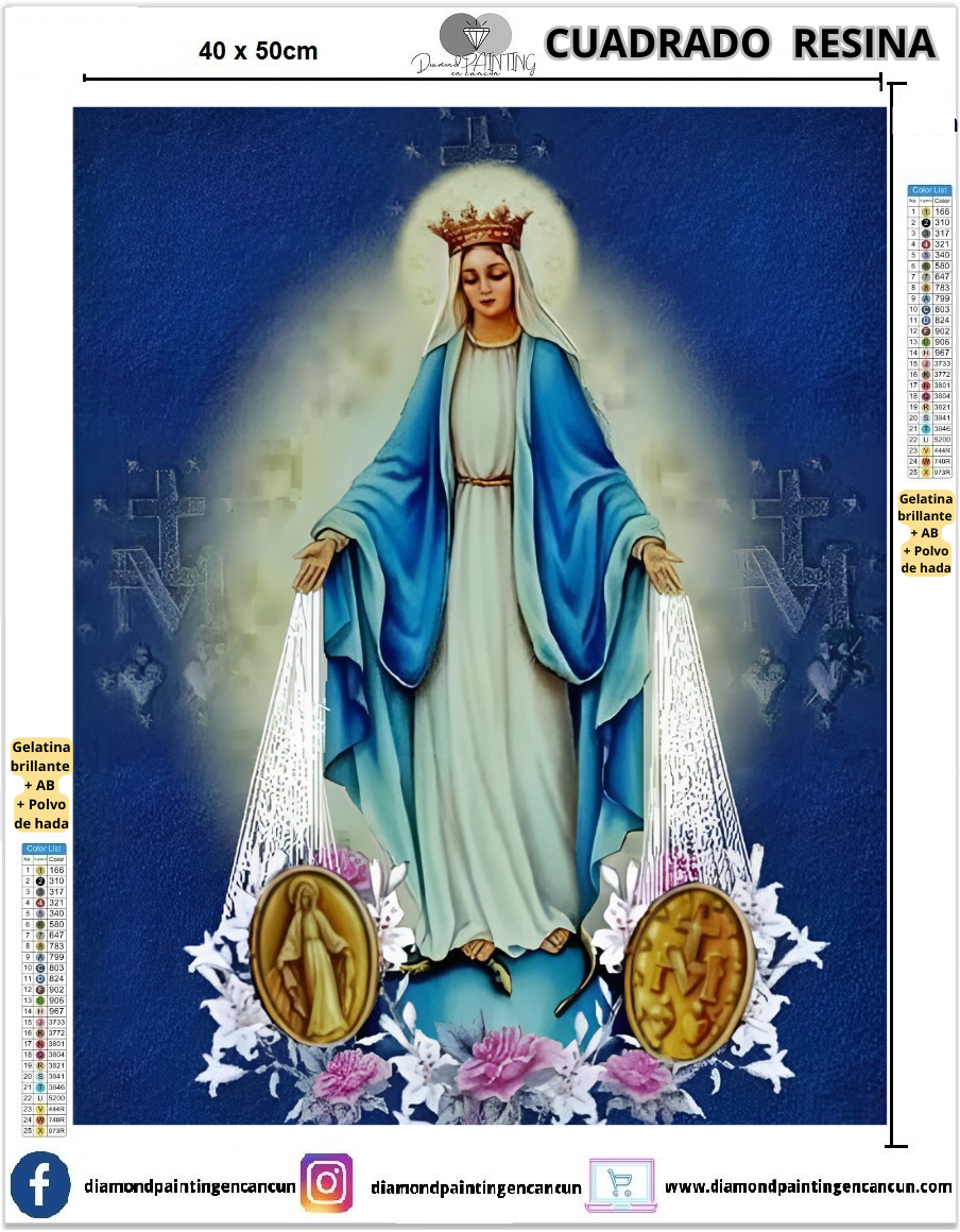 Virgen Milagrosa 40 x 50