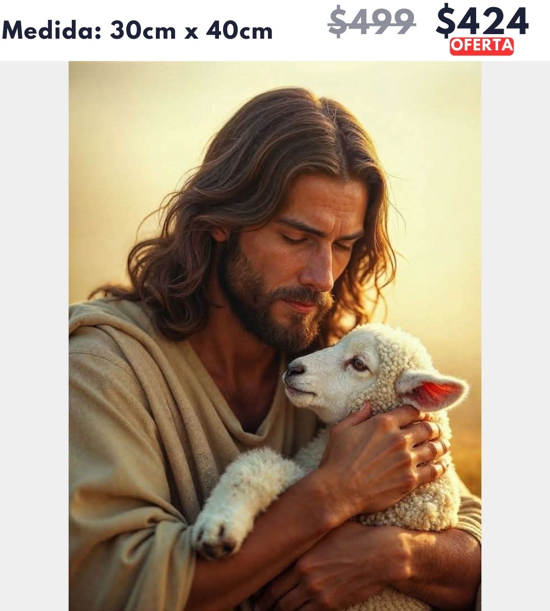 Jesus 30 x 40 | Aparta con $100 / Resta $324