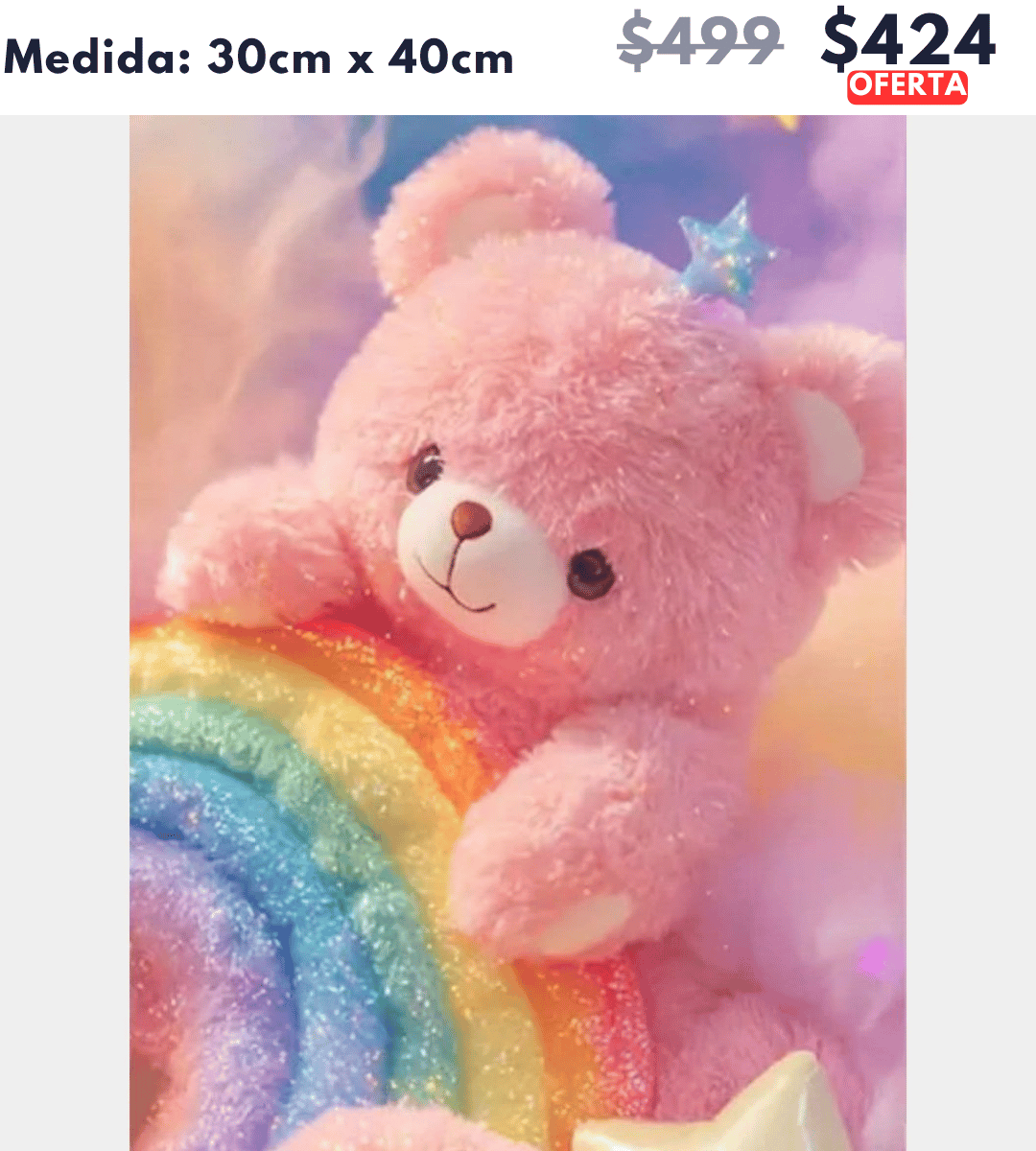 Osito 30 x 40 | Aparta con $100 / Resta $324