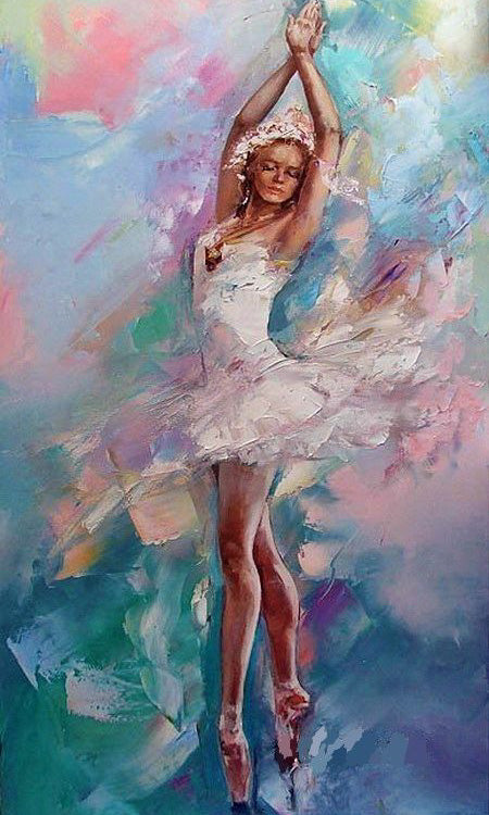 Ballet 30 x 50 contiene DIAMANTE GELATINA BRILLANTE EN LA OSCURIDAD, AB Y POLVO DE HADA