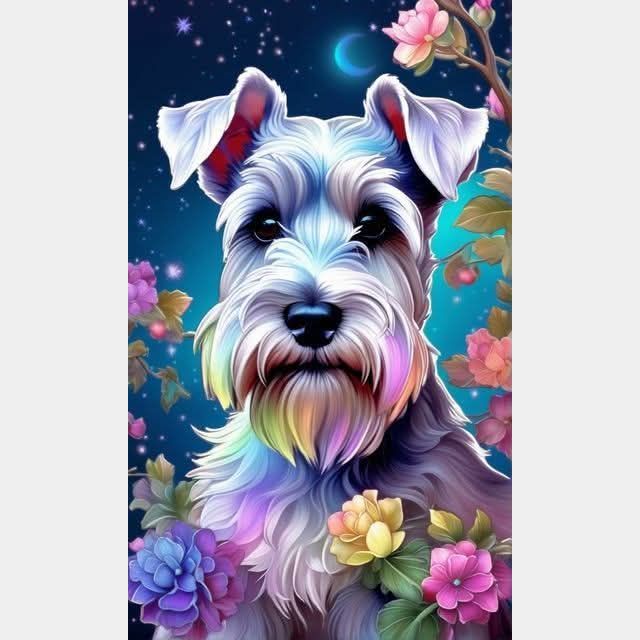 Schnauzer 30 x 50cm