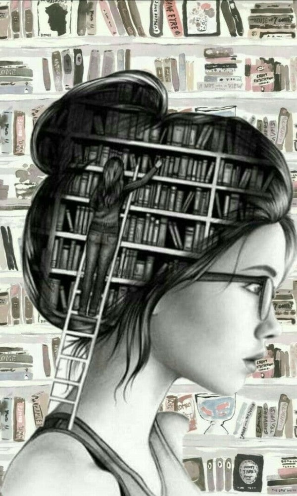 Chica lectura 30 x 50cm