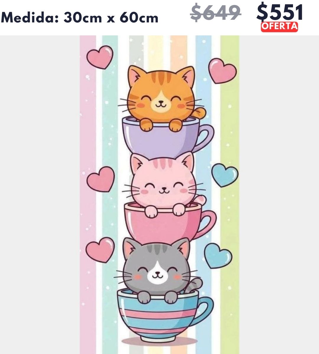 Gatitos tiernos 30 x 60 | Aparta con $100 / Resta $452