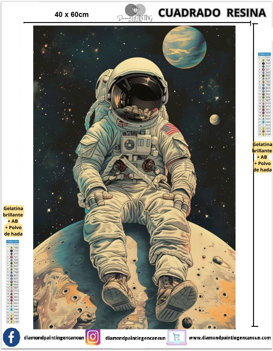 Astronauta 40 x 60