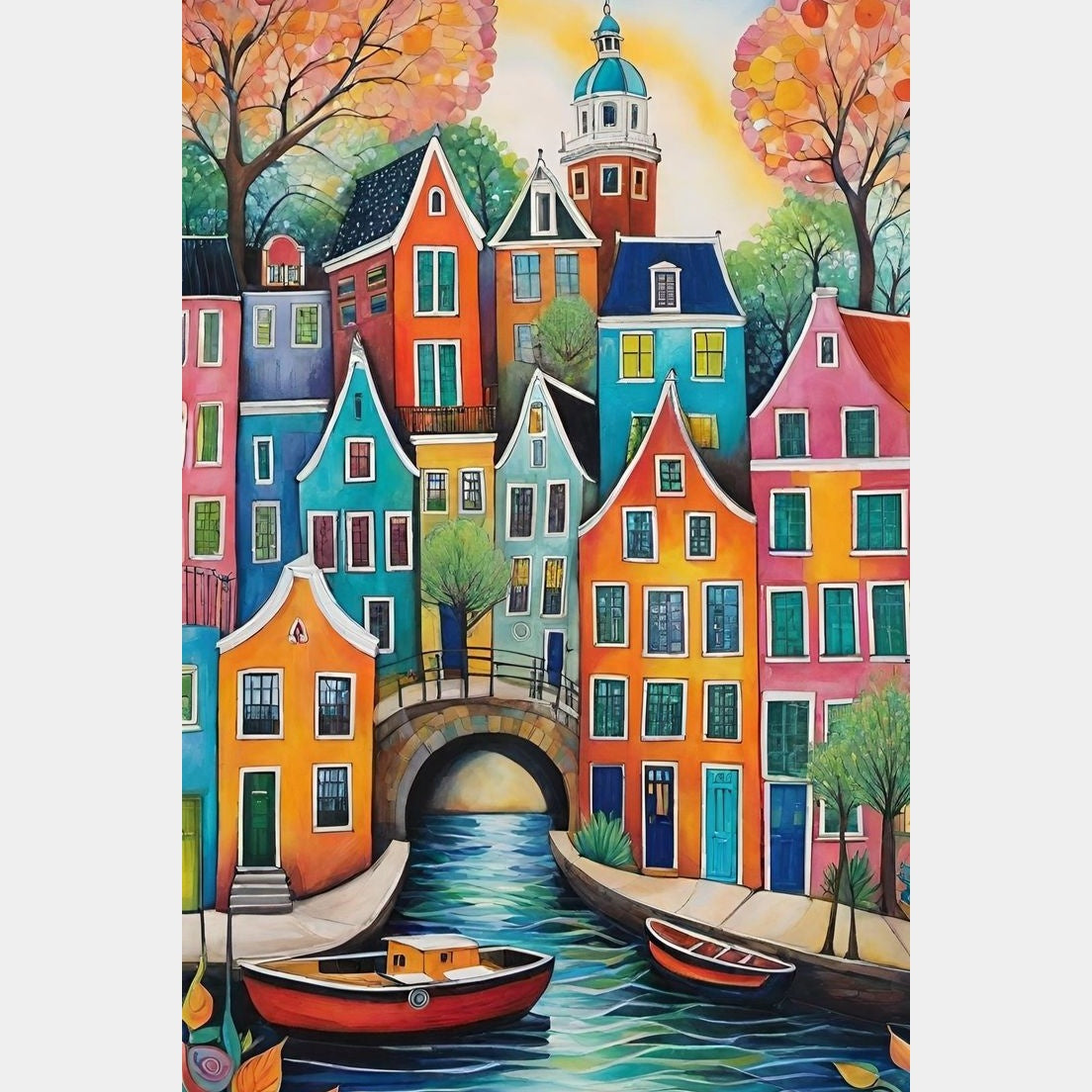 Ciudad Colorida | 40 x 60 cm