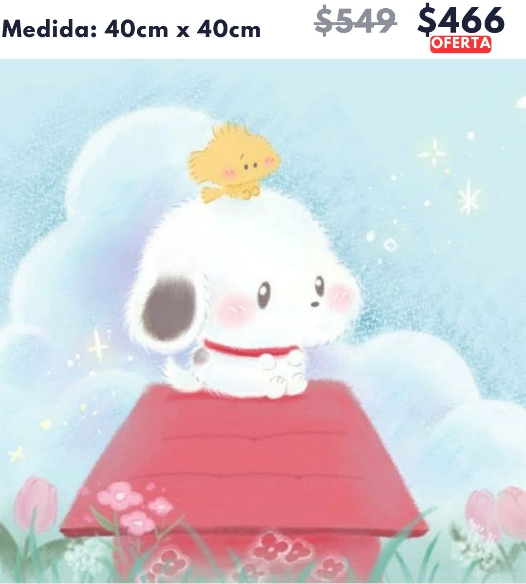 Snoopy 40 x 40 | Aparta con $100 / Resta $367