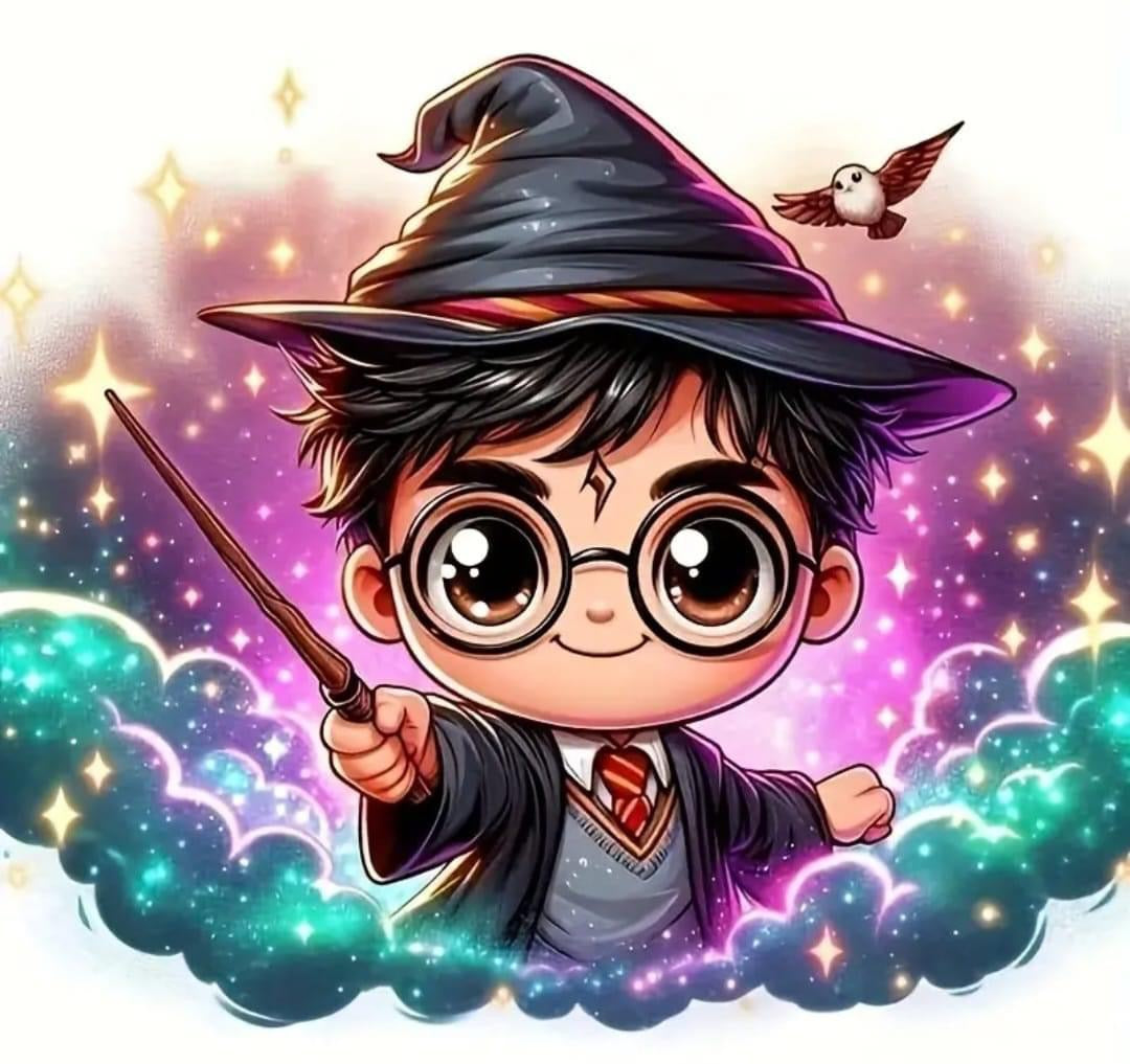 Harry magia 40 x 40 contiene Diamante gelatina brillante en la oscuridad, ab y polvo de hada