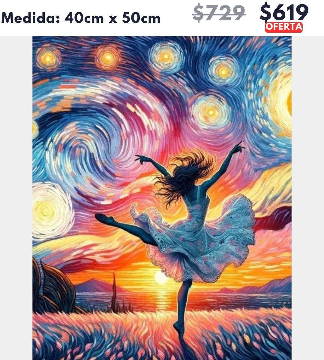 Bailarina 40 x 50 | Aparta con $100 / Resta $520