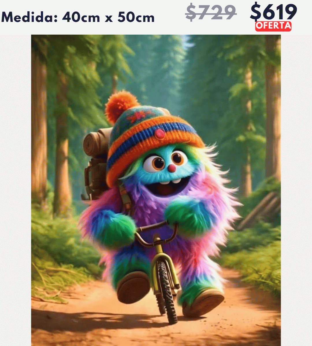 Disfrutando el paisaje 40 x 50 | Aparta con $100 / Resta $520