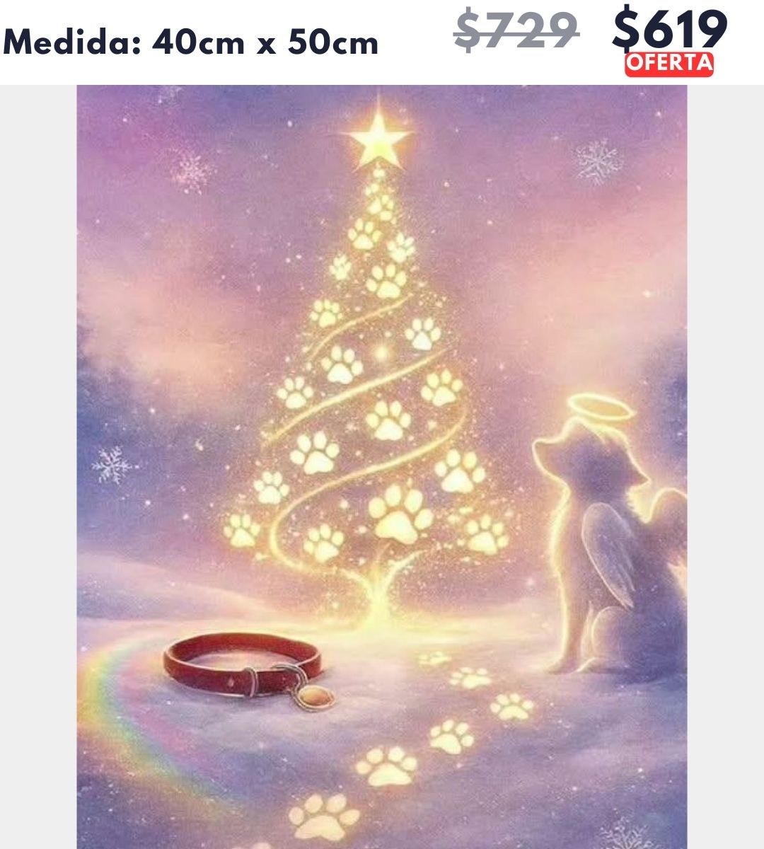 Perro angelito 40 x 50 | Aparta con $100 / Resta $520