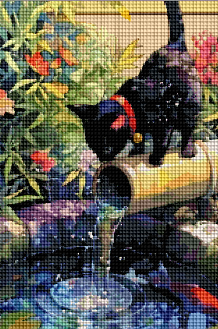 Gatito negro | 40 x 60 cm