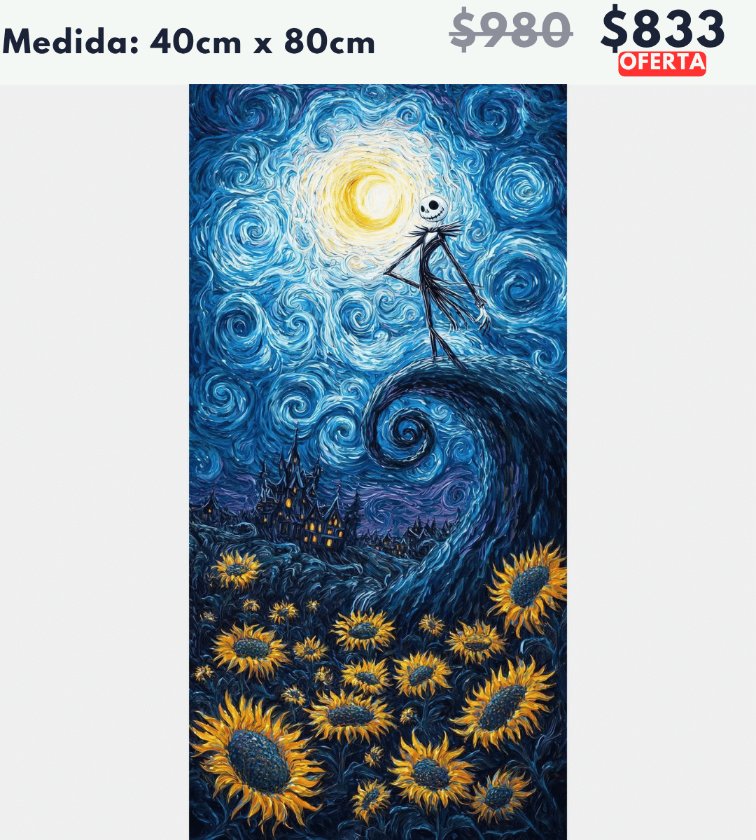 Jack girasoles 40 x 80 | Aparta con $100 / Resta $732