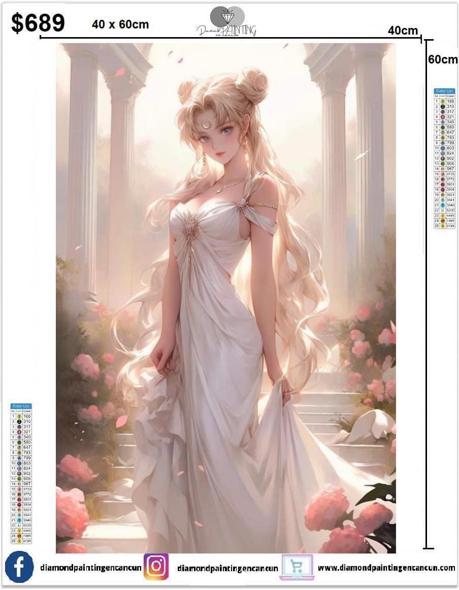 Hada 40 x 60cm contiene Diamantes AB