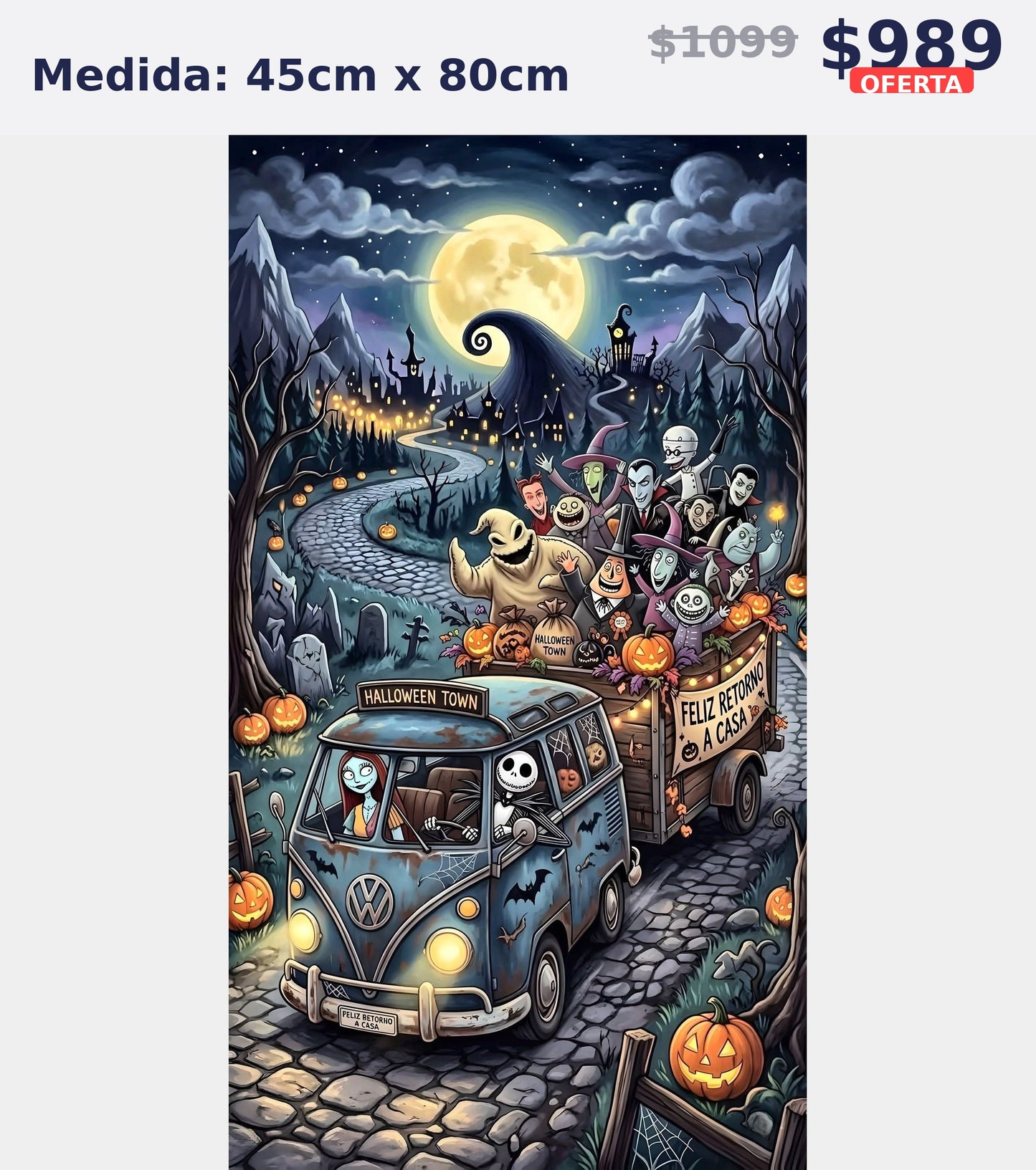 camion halloween 45 x 80 | Aparta con $100 / Resta $779