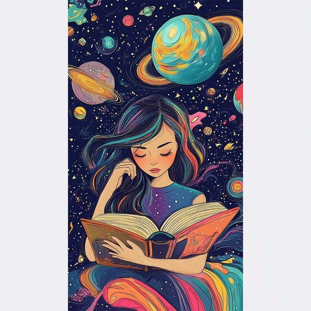 Amante de la lectura 45 x 80