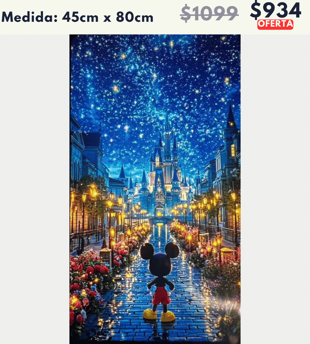 Mickey castillo 45 x 80 | Aparta con $100 / Resta $834