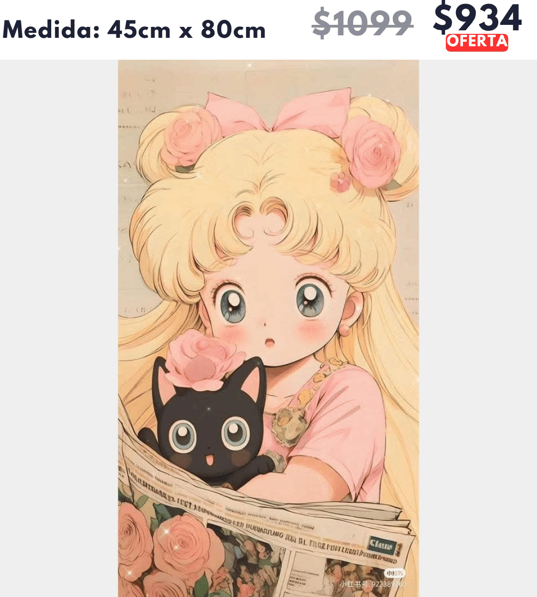 Sailor y gatito 45 x 80 | Aparta con $100 / Resta $834