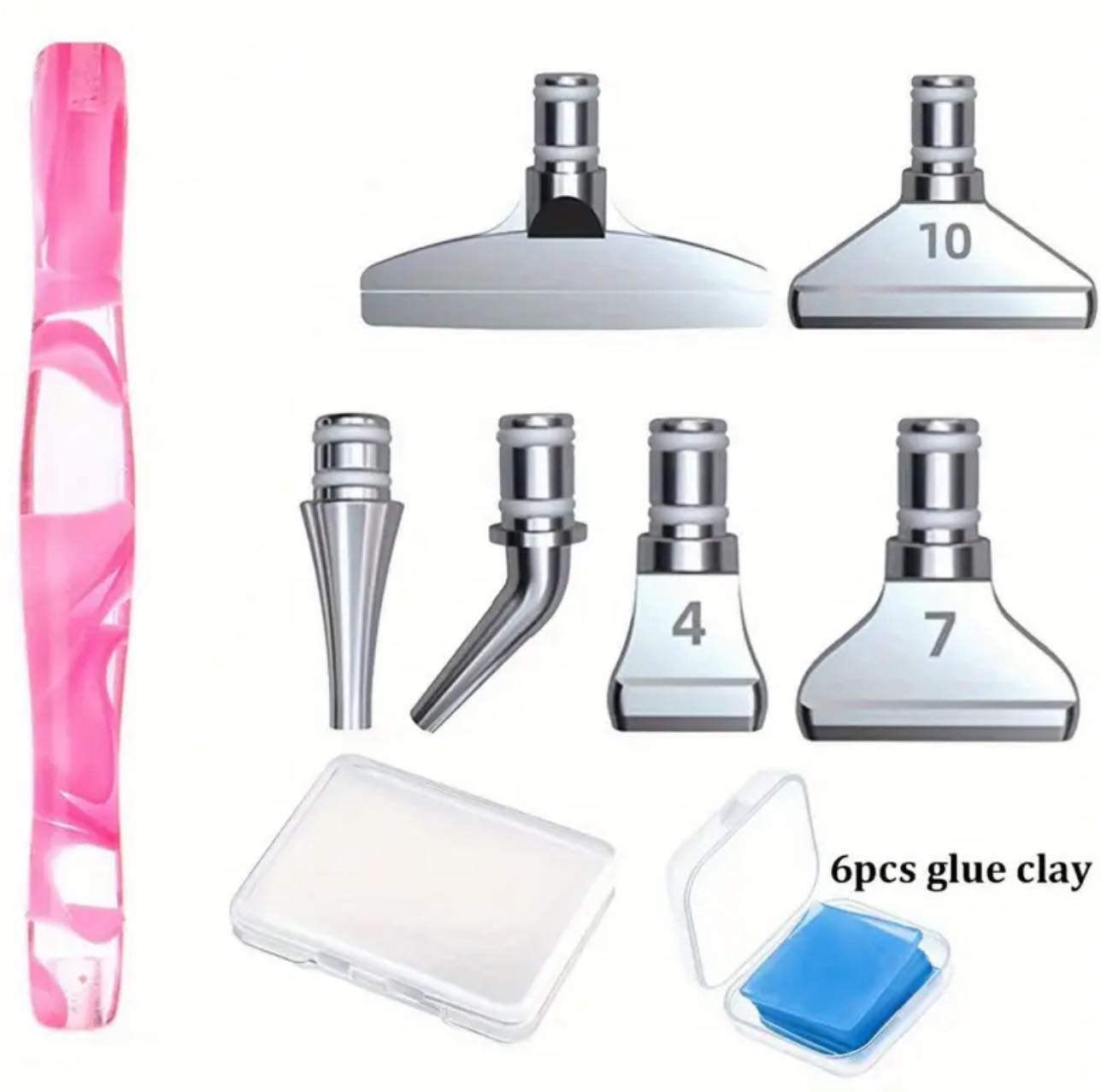 Pluma rosa multiplacer de metal
