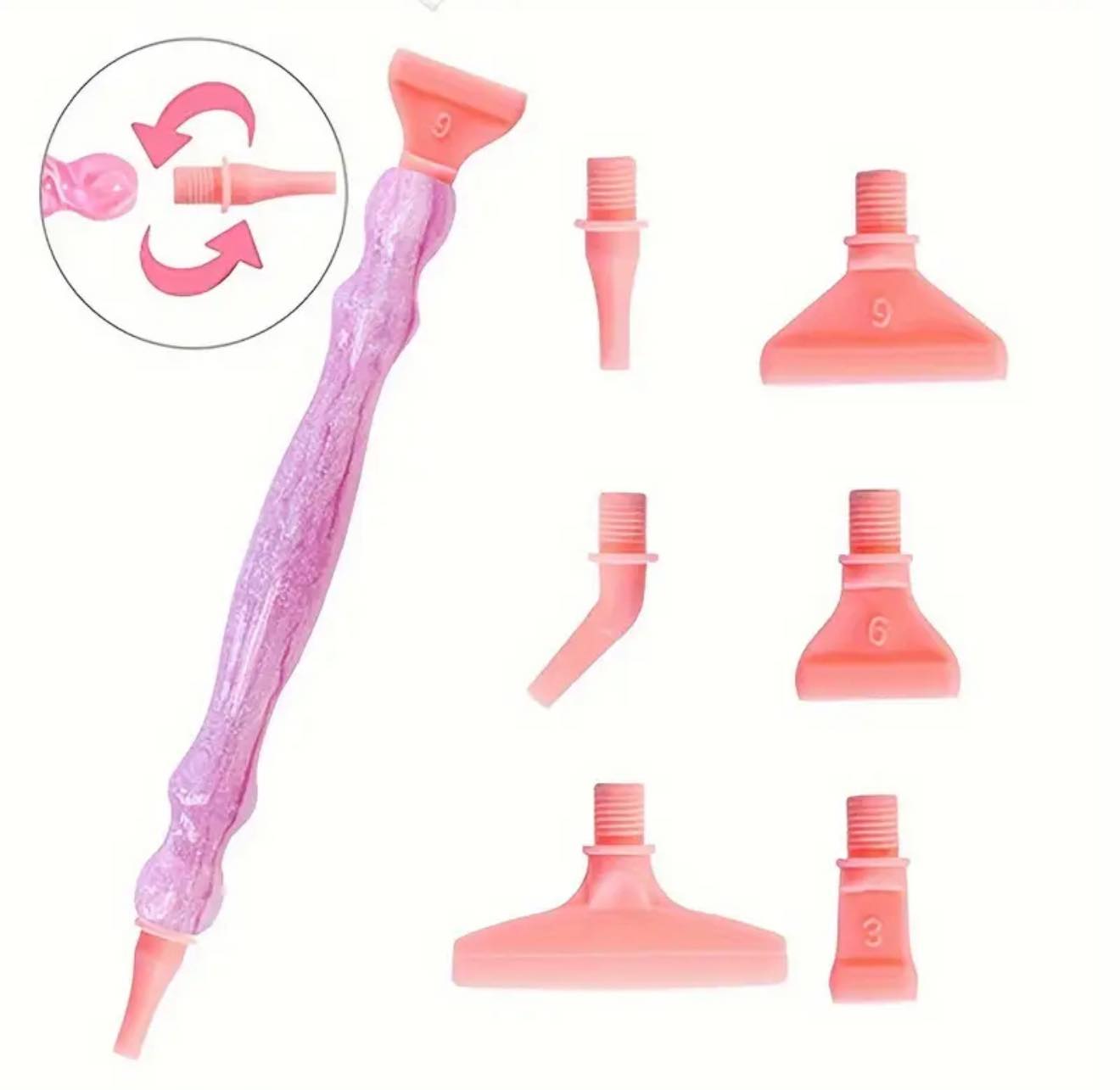Pluma rosa multiplacer de plástico (Copia)