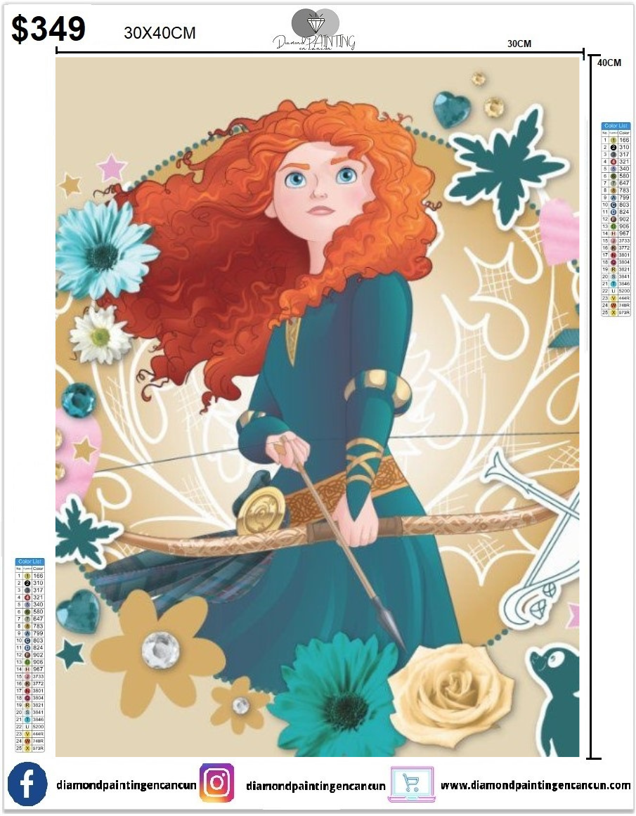 Valiente 30 x 40 Incluye Diamantes AB