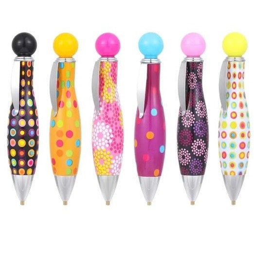 Plumas para diamond painting ROSA CON FLORES
