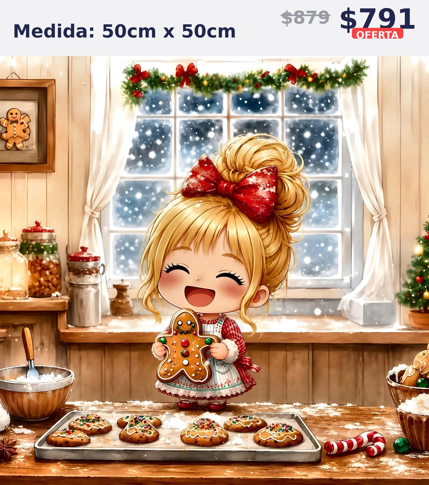 nina galletas navidad 50 x 50 | Aparta con $100 / Resta $603