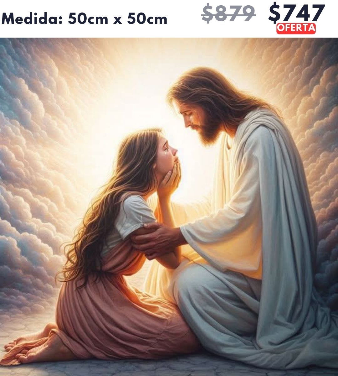 Amor a jesus 50 x 50 | Aparta con $100 / Resta $647
