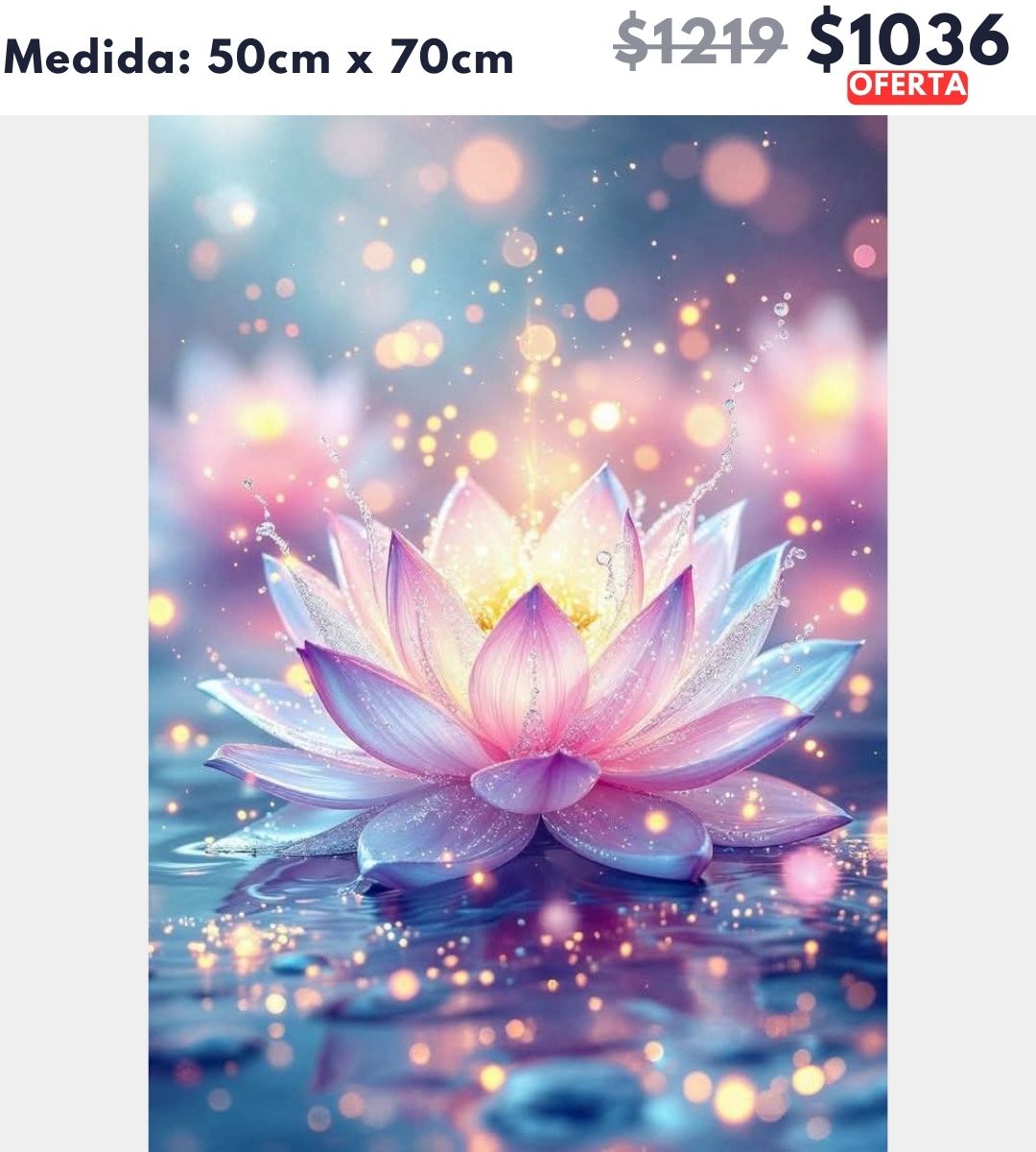 Flor de loto 50 x 70 | Aparta con $100 / Resta $936