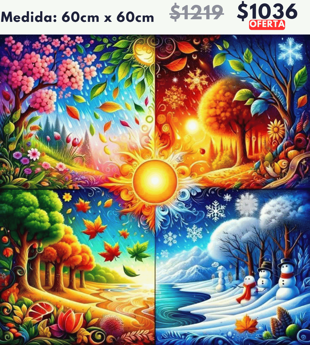 Estaciones 60 x 60 | Aparta con $100 / Resta $936