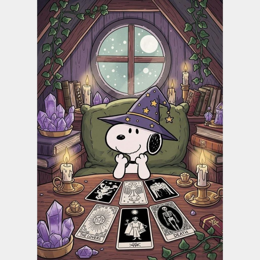 snoopy tarot 50 x 70