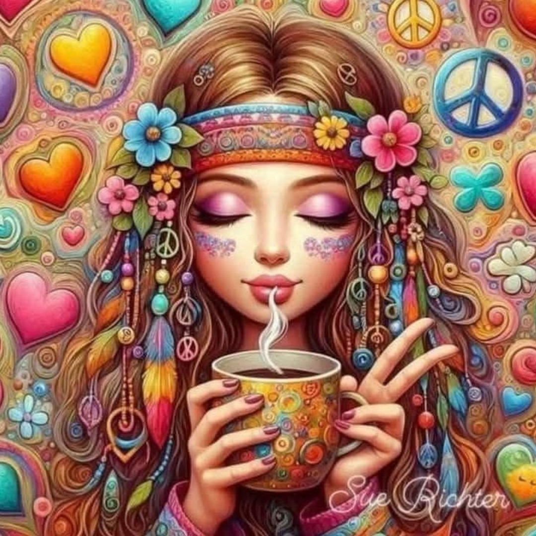 Amor y paz 50 x 50cm