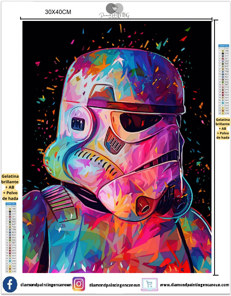Stormtrooper 30 x 40cm