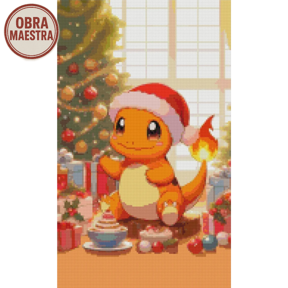 Pokemon Navideño 30 x 50 OBRA MAESTRA