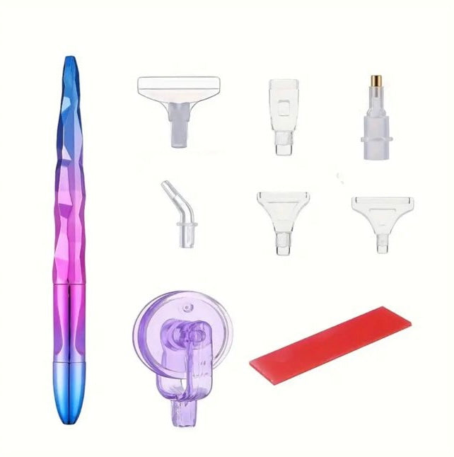 Pluma con 6 multiplacer, rueda aplicadora y cera