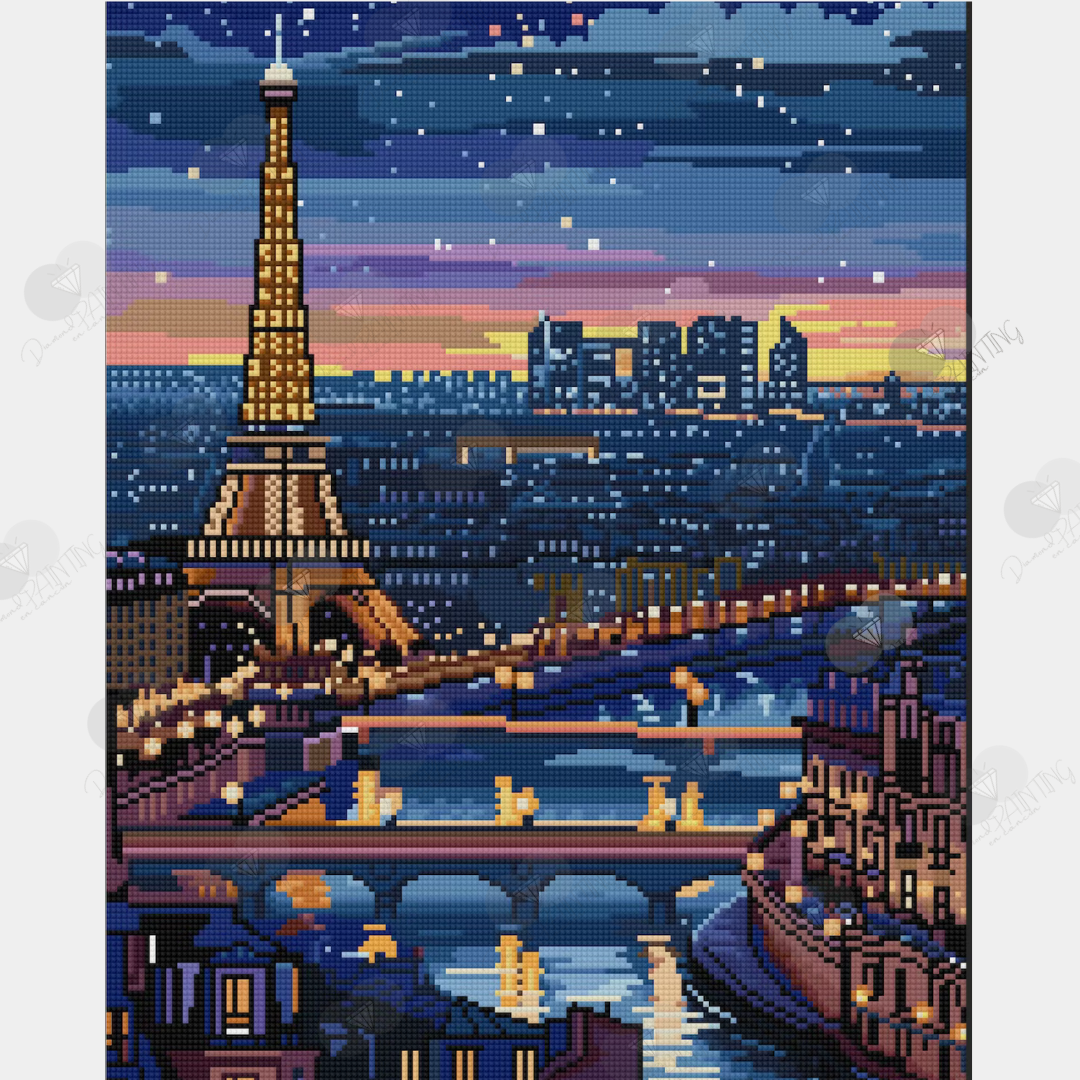 Paris De Noche | 40 x 60 cm