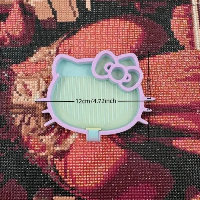 Bandeja Kitty morada