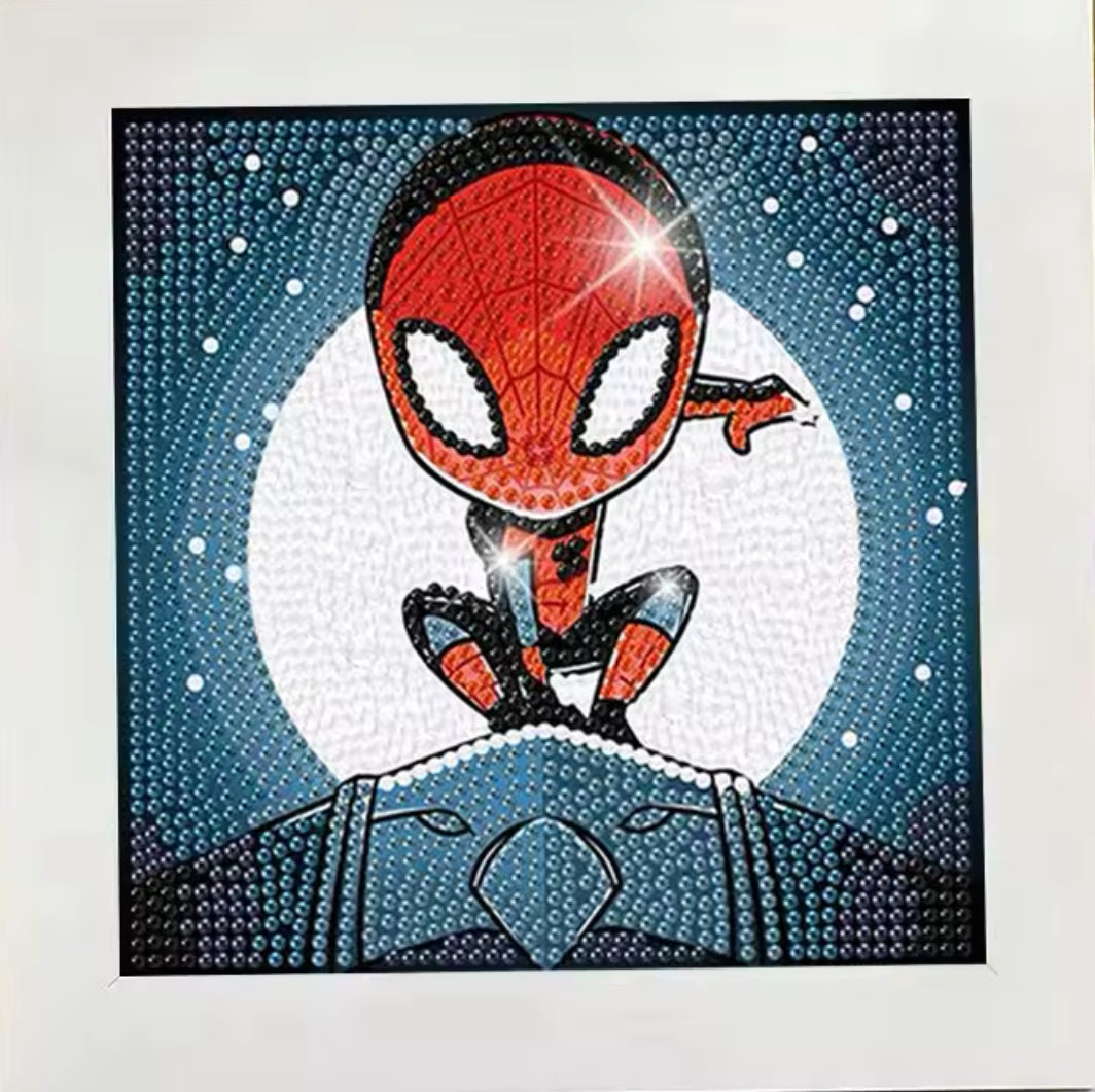 Spiderman 15 x 15 con marco tipo portaretrato