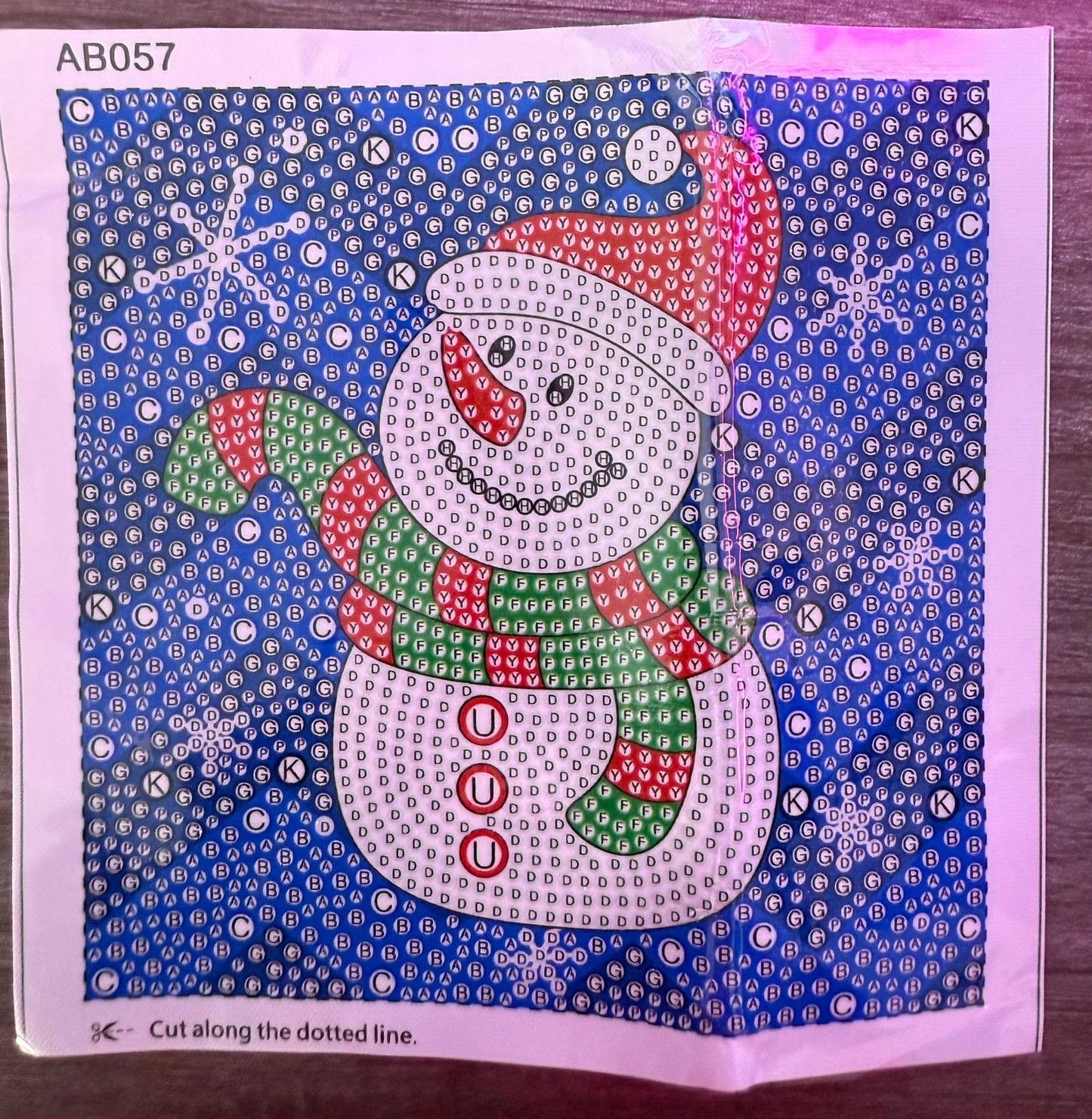 Muñeco de nieve 15 x 15