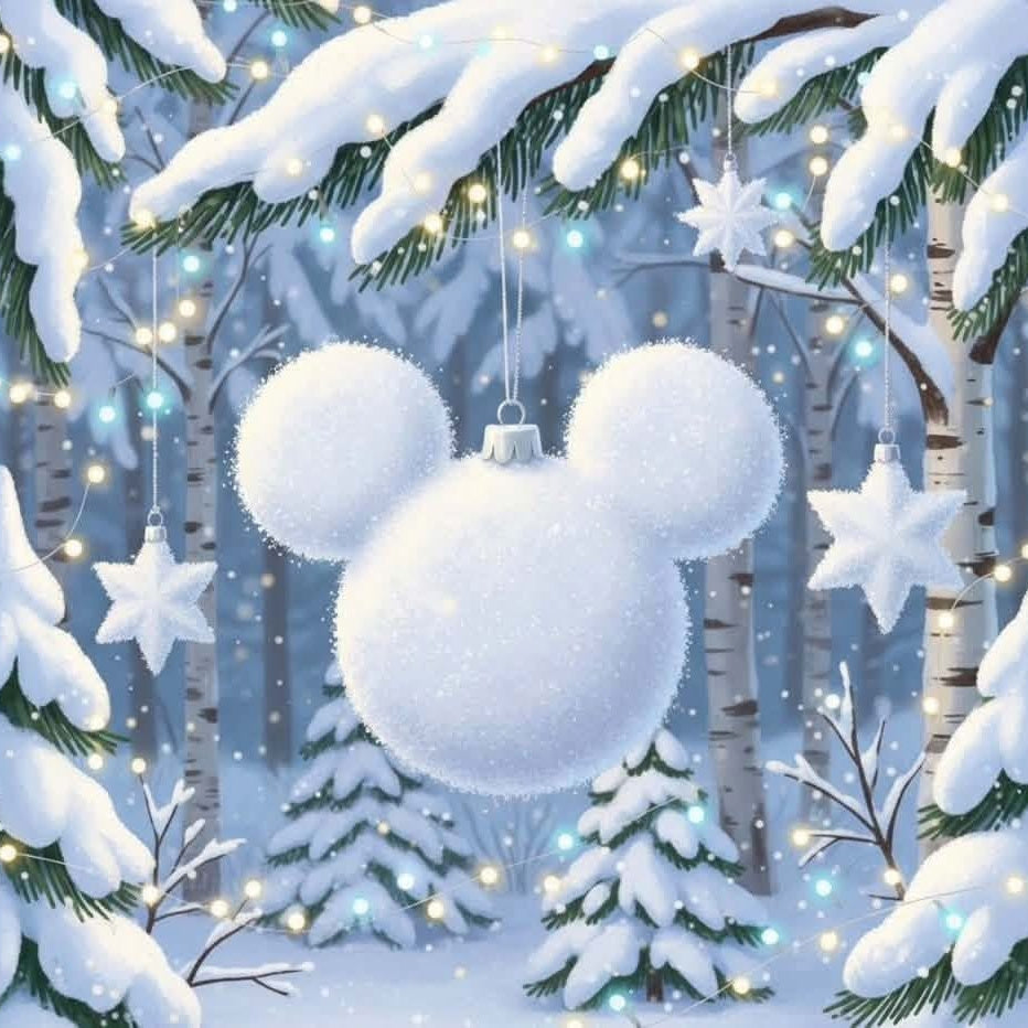 esfera mickey 50 x 50 sin marco