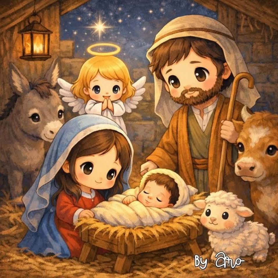 nacimiento 60 x 60 sin marco