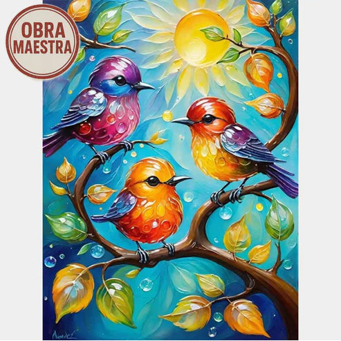 Pajaritos 30 x 40cm