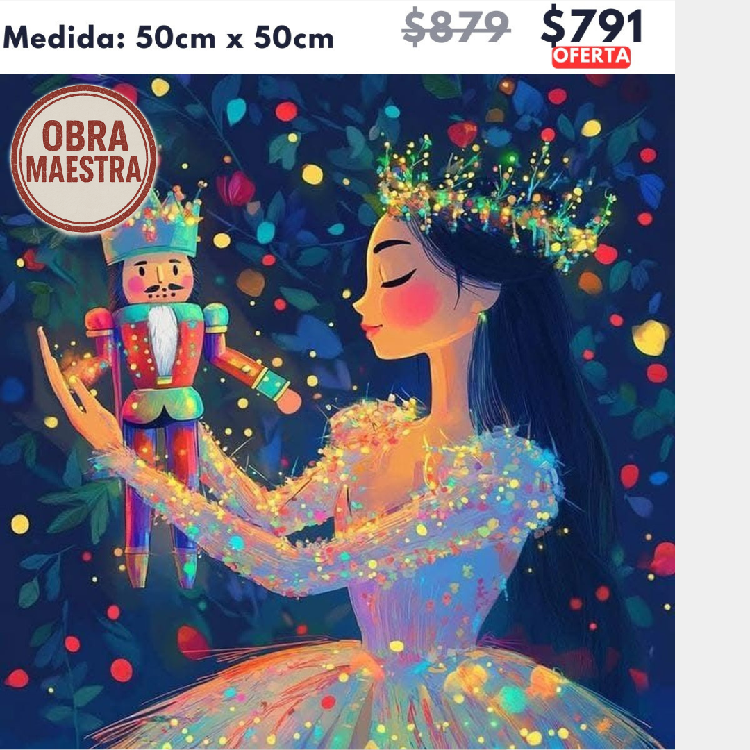 princesa y cascanueces 50 x 50 OBRA MAESTRA | Aparta con $100 / Resta $691