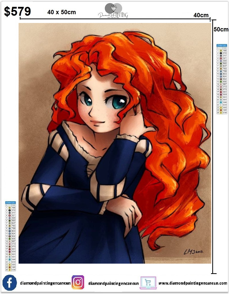 Valiente 40 x 50cm Incluye Diamantes AB