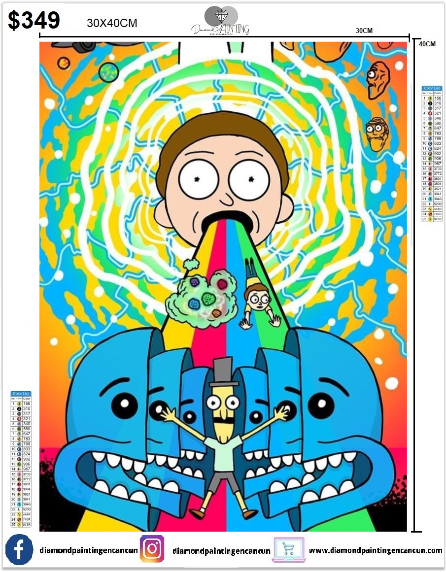 Morty 30 x 40 incluye Diamantes AB