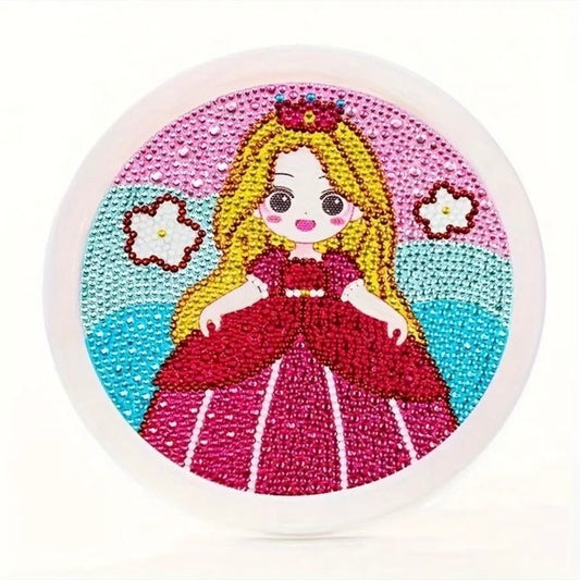 Lienzo con marco Princesa 15 x 15cm