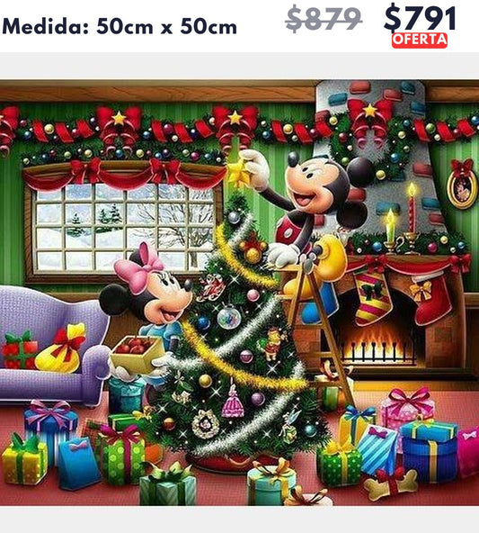 navidad mickey 50 x 50 | Aparta con $100 / Resta $691